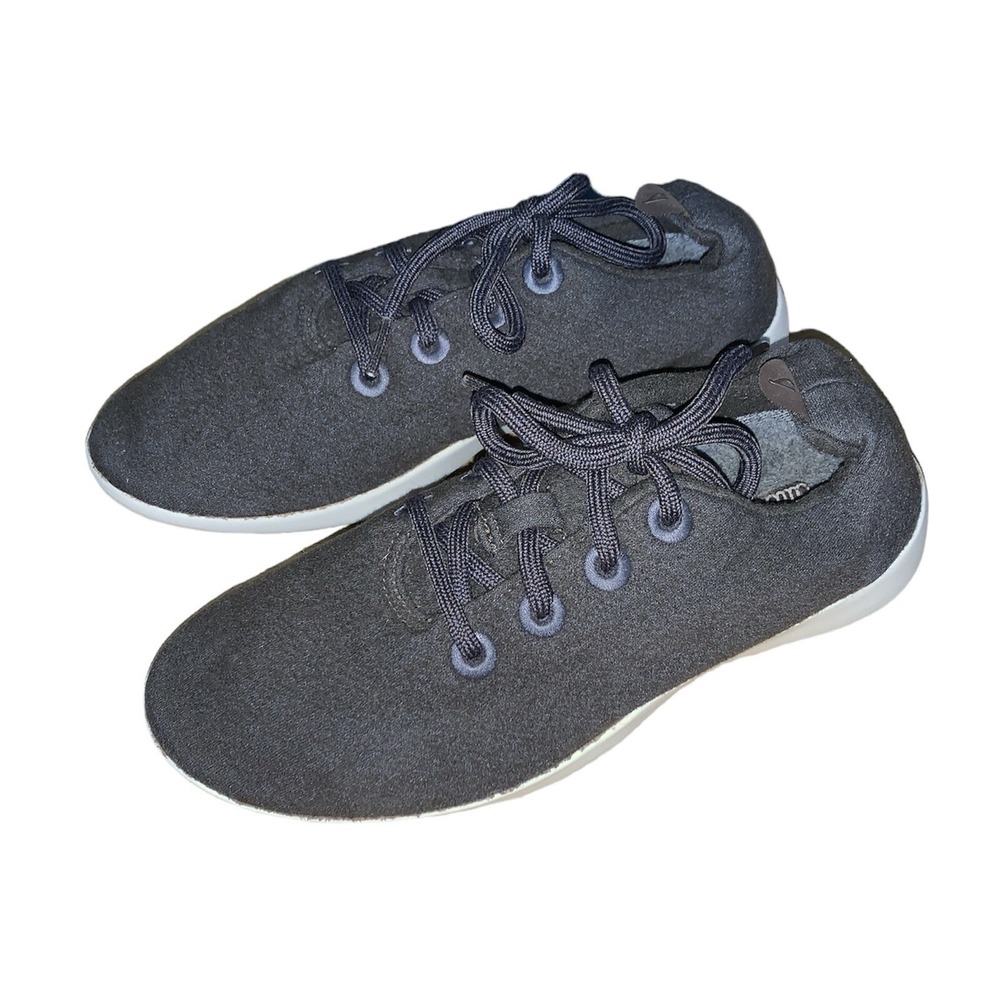 Allbirds Wool Runners Women 8 Charcoal Gray Merino Wool Walking Sneakers